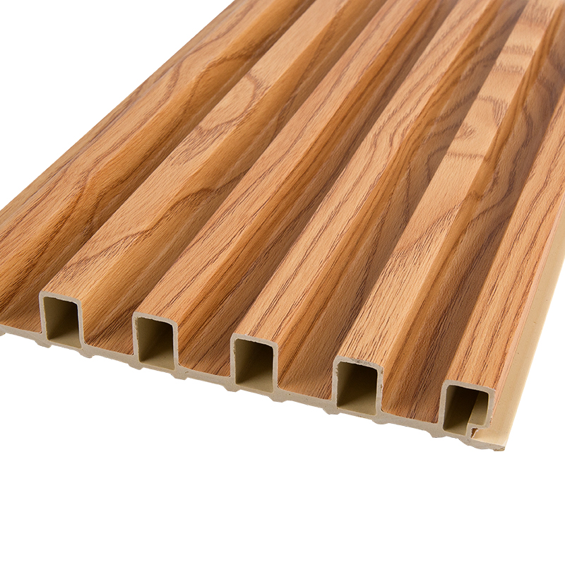 Painel decorativo moderno e ecológico de parede e teto WPC canelado (tamanho da célula 10 * 4.2) YXWPC16018