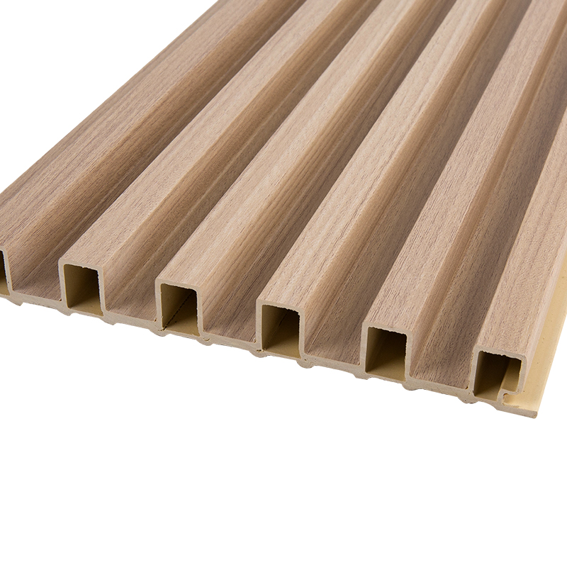 Painel decorativo moderno e ecológico de parede e teto WPC canelado (tamanho da célula 10 * 4.2) YXWPC16018